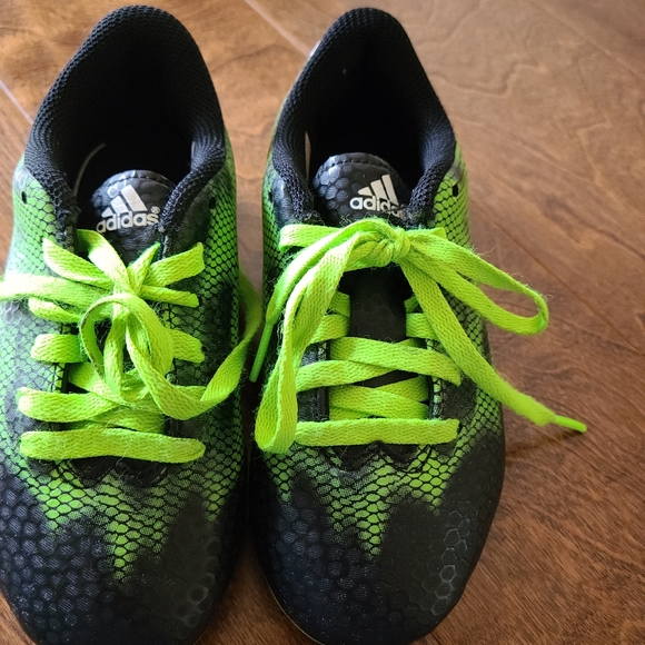 Adidas Children's Football Boots F5 FxG, black Green - Picture 7 of 7
